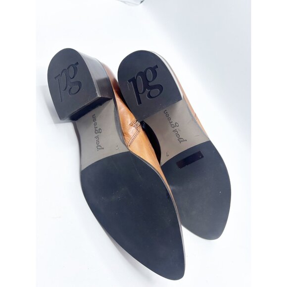 NWT Paul Green Cognac Booties Size 7 - Picture 5 of 6